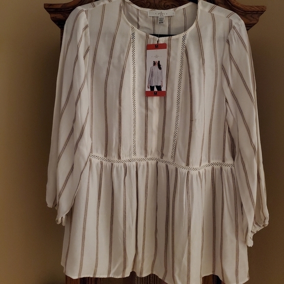 Fever Women's Lightweight 3/4 Sleeve Tunic NWT - Picture 5 of 12
